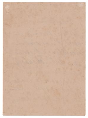 Lot #532 Anton Chekhov Handwritten Envelope Panel - Image 4