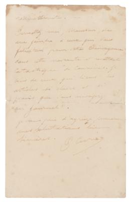 Lot #133 Pierre Curie Autograph Letter Signed - Image 2