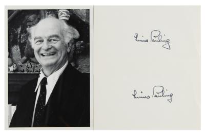 Lot #271 Linus Pauling (3) Signed Items