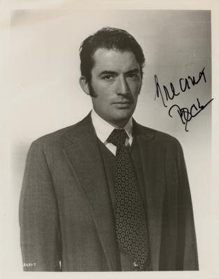 Lot #785 Gregory Peck Signed Photograph