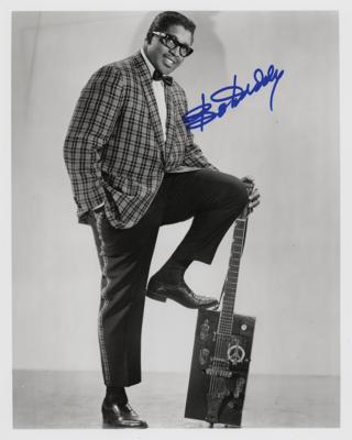 Lot #658 Bo Diddley Signed Photograph