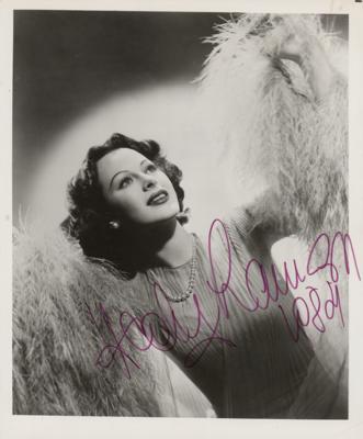 Lot #771 Hedy Lamarr Signed Photograph