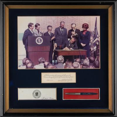 Lot #79 Richard Nixon Revenue Sharing Bill Signing