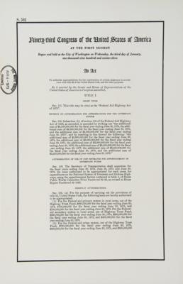 Lot #80 Richard Nixon Highway Construction Bill Signing Pen - Image 2