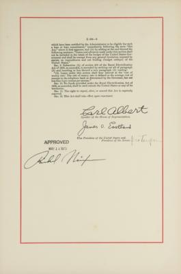 Lot #81 Richard Nixon Rural Electrification Act Bill Signing Pen - Image 3