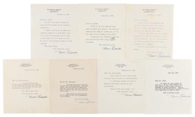Lot #91 Eleanor Roosevelt (7) Typed Letters Signed