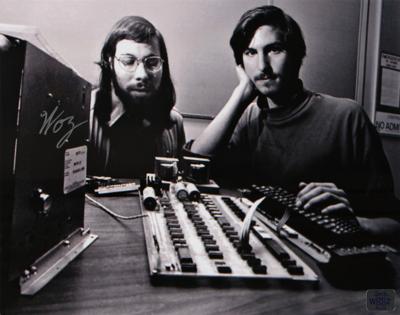 Lot #172 Apple: Steve Wozniak Signed Photograph