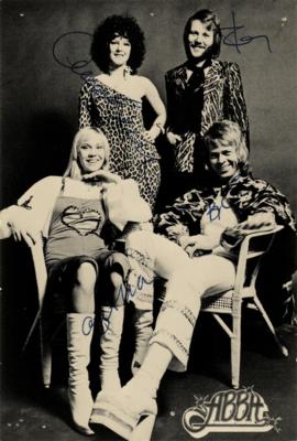 Lot #713 ABBA Signed Photograph