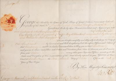 Lot #239 King George III Document Signed - Image 2
