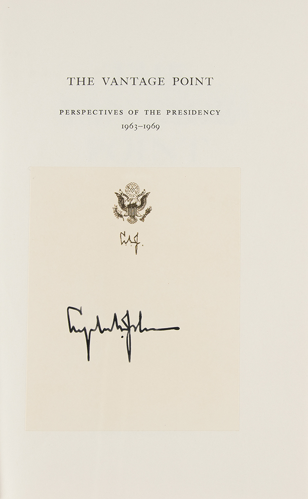 Lot #68 Lyndon B. Johnson Signed Book - Image 2