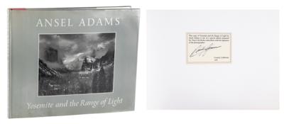 Lot #489 Ansel Adams Signed Book