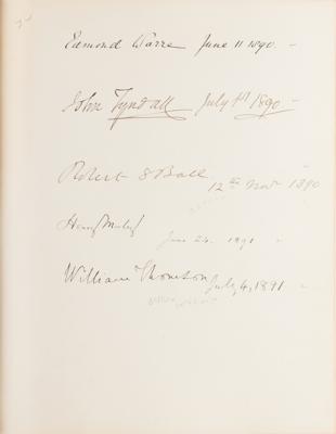 Lot #145 British Notables Signed Guest Book from W. & D. Downey - Image 11
