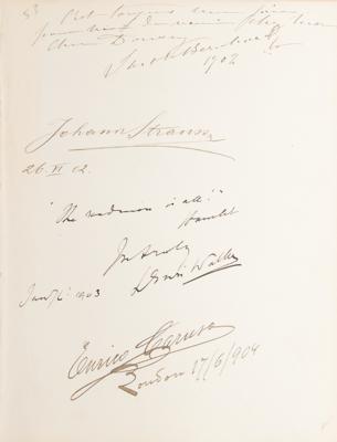 Lot #145 British Notables Signed Guest Book from W. & D. Downey - Image 4