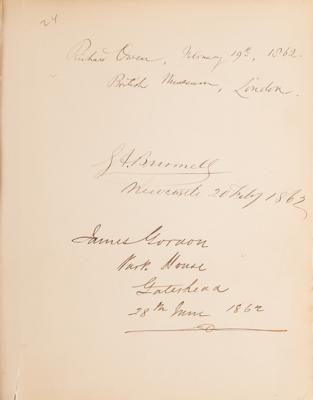 Lot #145 British Notables Signed Guest Book from W. & D. Downey - Image 7