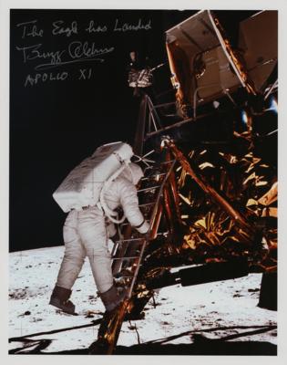 Lot #399 Buzz Aldrin Signed Photograph