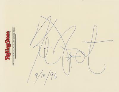 Lot #583 Kurt Vonnegut Signature
