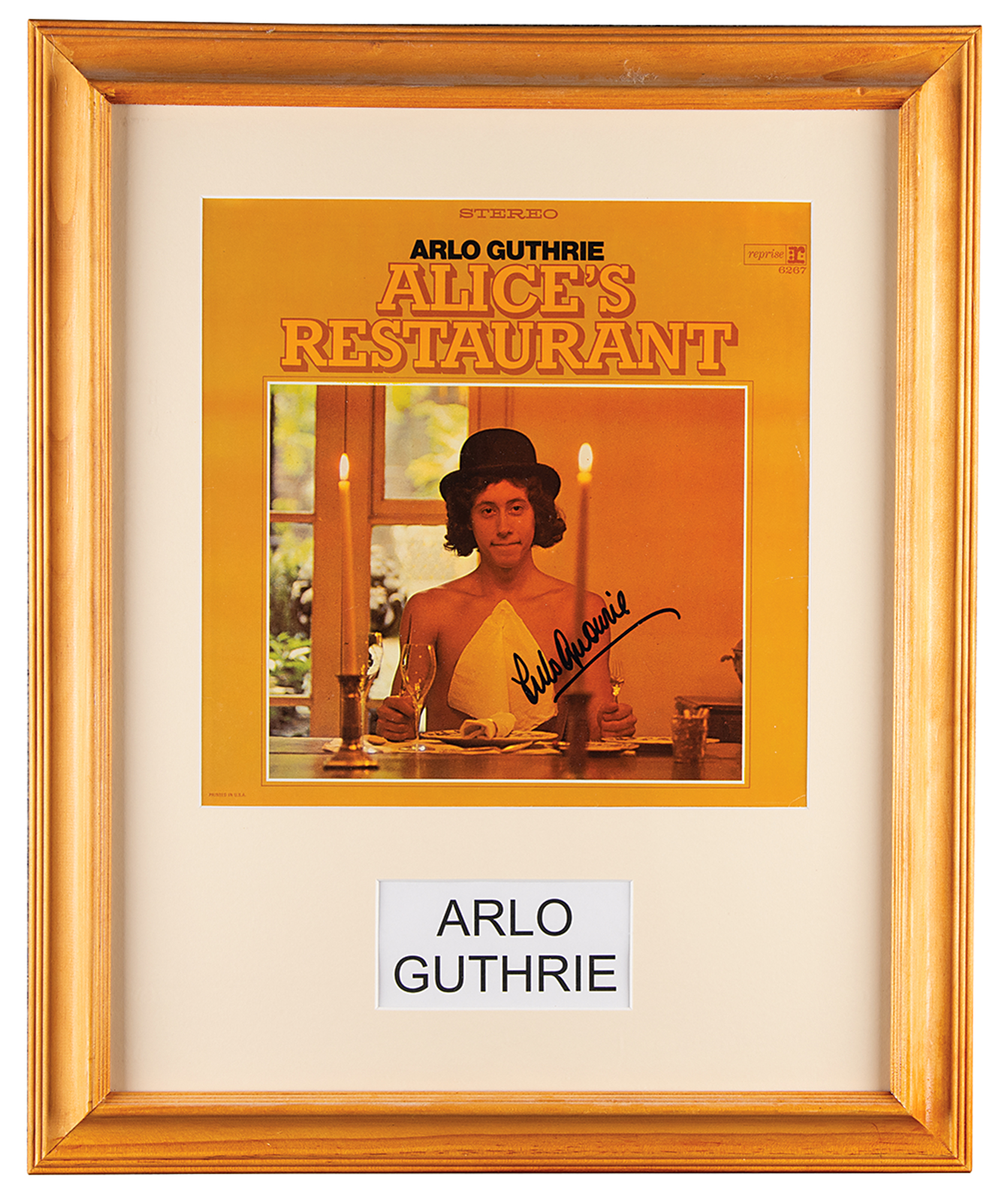hul sjælden Stuepige Arlo Guthrie Signed Album | Sold for $168 | RR Auction