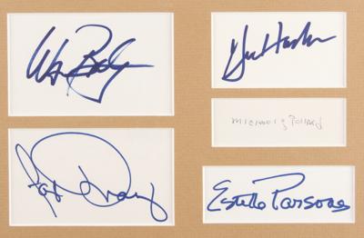 Lot #749 Bonnie and Clyde: Beatty, Dunaway, Hackman, Parsons, and Pollard (5) Signatures - Image 2