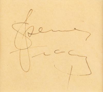 Lot #796 Spencer Tracy and Katharine Hepburn (2) Signed Items - Image 3