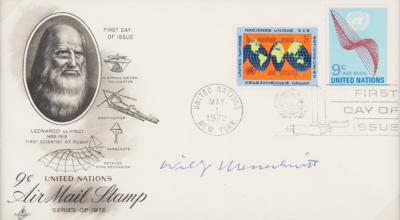 Lot #386 Willy Messerschmitt Signed First Day Cover - Image 2