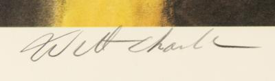 Lot #826 Wilt Chamberlain and John Havlicek Signed Print - Image 3