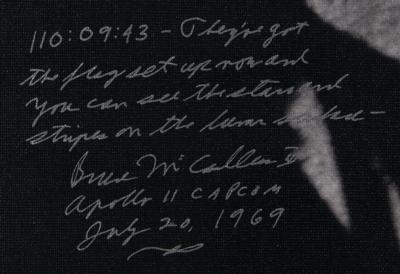 Lot #446 Bruce McCandless Signed Canvas Print - Image 2