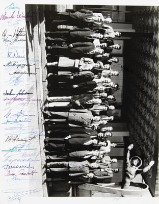 Lot #430 Cosmonauts and Astronauts Multi-Signed Photograph: From the Collection of Space Shuttle Astronaut John Fabian