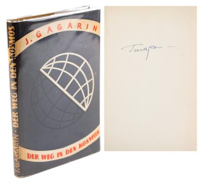 Lot #435 Yuri Gagarin Signed Book