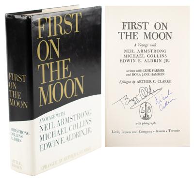Lot #391 Buzz Aldrin and Michael Collins Signed