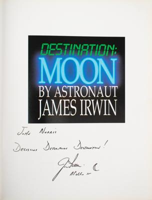 Lot #442 Jim Irwin Signed Book - Image 2