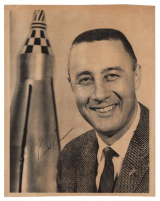 Lot #439 Gus Grissom Signed Photograph - Image 1