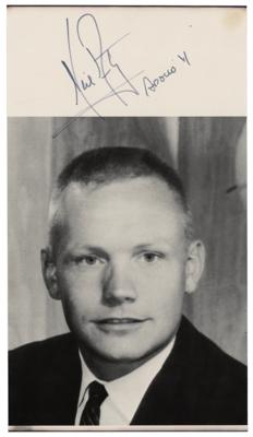Lot #395 Neil Armstrong Signed Photograph