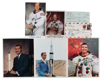 Lot #406 Apollo Astronauts (7) Signed Items