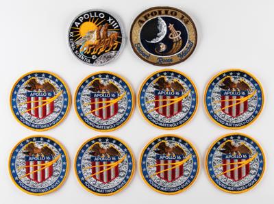 Lot #409 Lions Brothers (10) Apollo Mission Patches