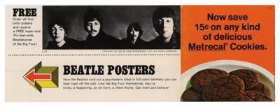 Lot #640 Beatles: Richard Avedon 1968 Look Magazine Fold-Out Posters with Advertisement - Image 5