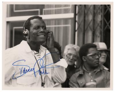 Lot #786 Sidney Poitier Signed Photograph - Image 1