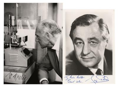 Lot #264 Nobel Prize in Chemistry: Prelog and Porter (2) Signed Photographs - Image 1