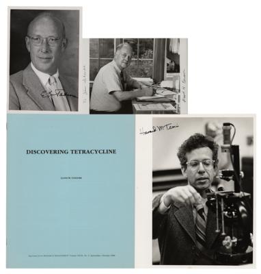 Lot #253 Medical Researchers: Conover, Tatum, and Temin (4) Signed Items - Image 1