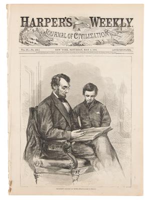 Lot #75 Abraham Lincoln: Issue of Harper's Weekly,