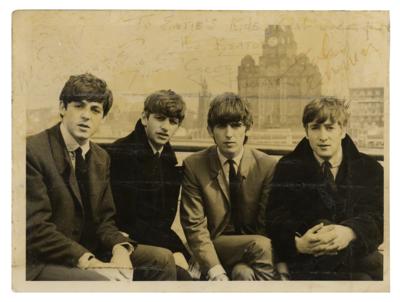 Lot #601 Beatles Signed Photograph