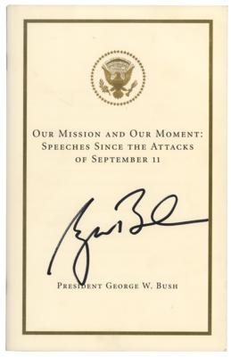 Lot #36 George W. Bush Signed Booklet