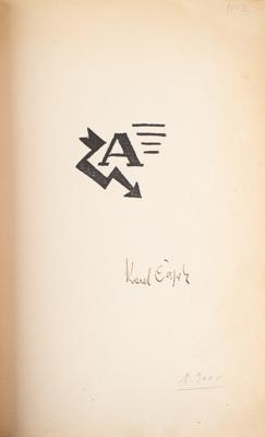 Lot #531 Karel Capek Signed Book - Image 2