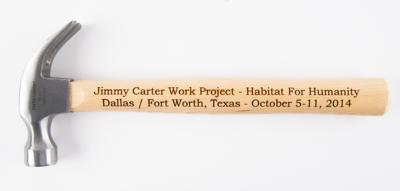 Lot #41 Jimmy Carter Signed Hammer - Image 2