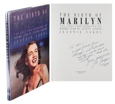 Lot #781 Marilyn Monroe: Joseph Jasgur Signed Book