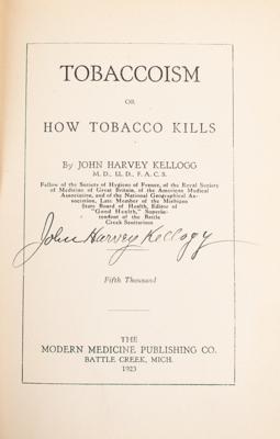 Lot #229 John Harvey Kellogg Signed Book - Image 2