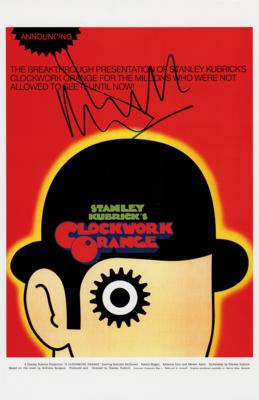 Lot #778 Malcolm McDowell Signed Print - Image 1