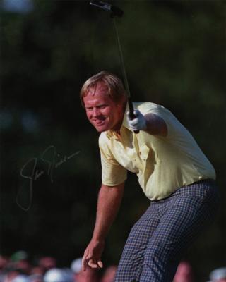 Lot #845 Jack Nicklaus Signed Photograph