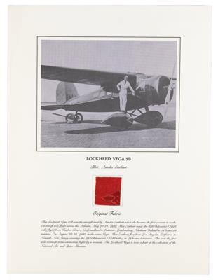 Lot #378 Amelia Earhart Lockheed Vega 5B Wing Fabric
