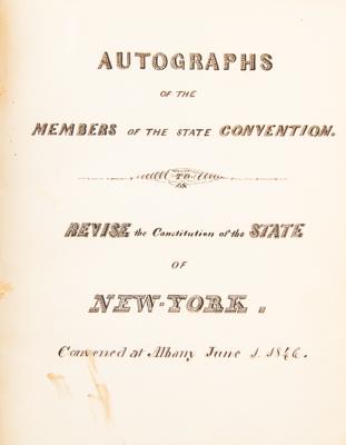 Lot #262 New York State Constitution Archive - Image 3