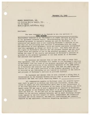 Lot #657 Neil Diamond Document Signed - Image 3